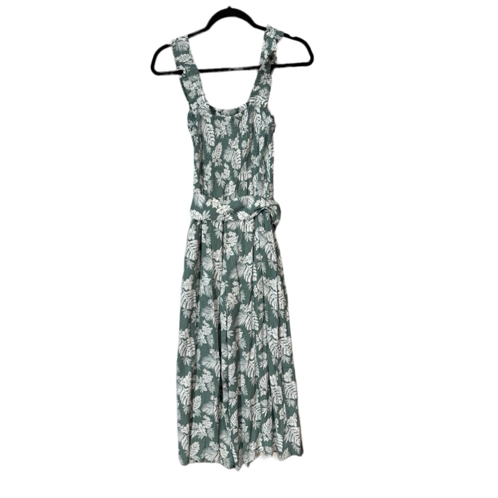 Sugarlips Tropical Print Belted Jumpsuit, Size Small, NWT - Picture 5 of 10